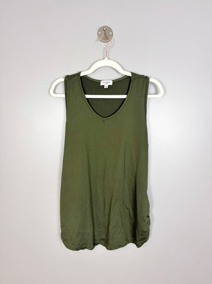 XL - Ruby & Lace Olive V-neck Tank
