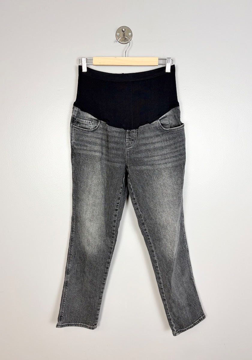M - Old Navy Grey Straight Jeans
