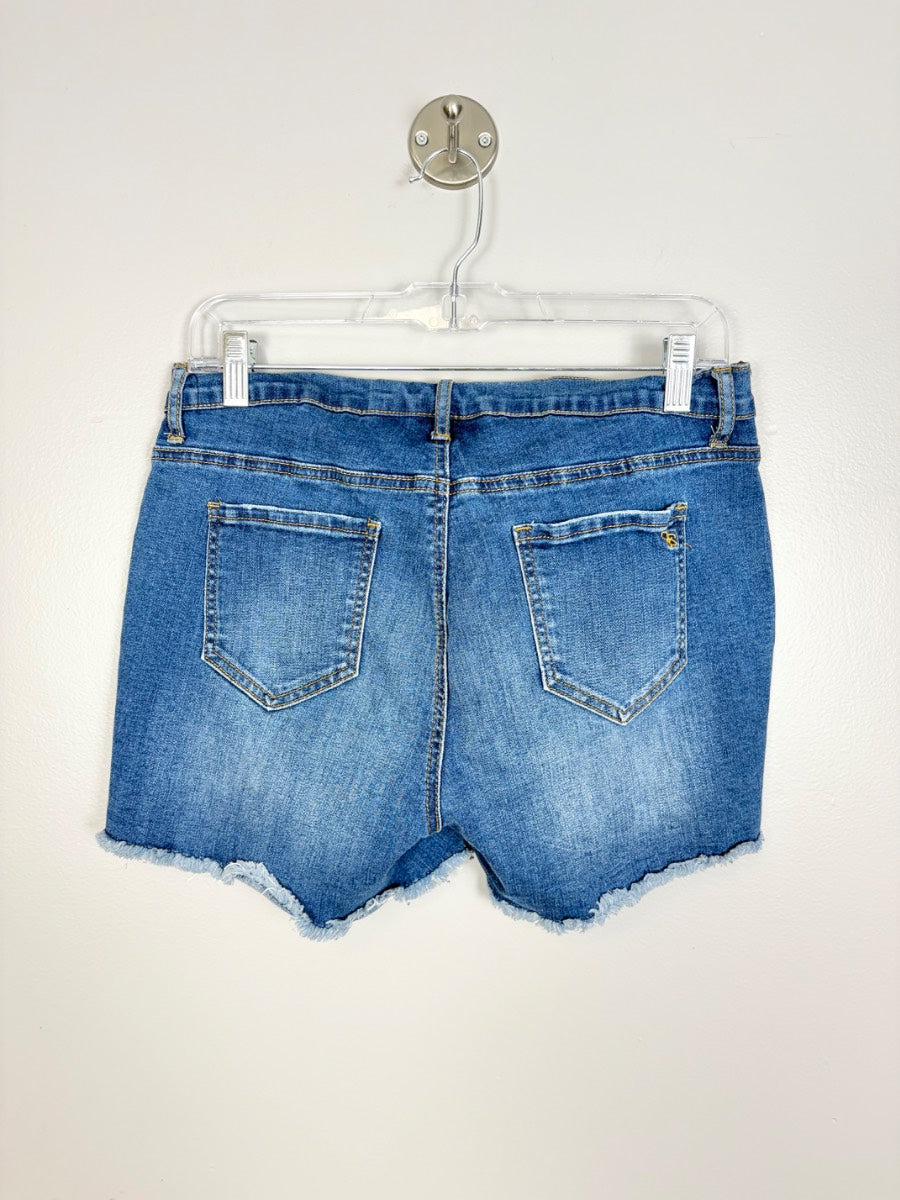L - Jessica Simpson Distressed Denim Shorts