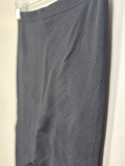 S/M - Thyme Textured Black Seamless Leggings