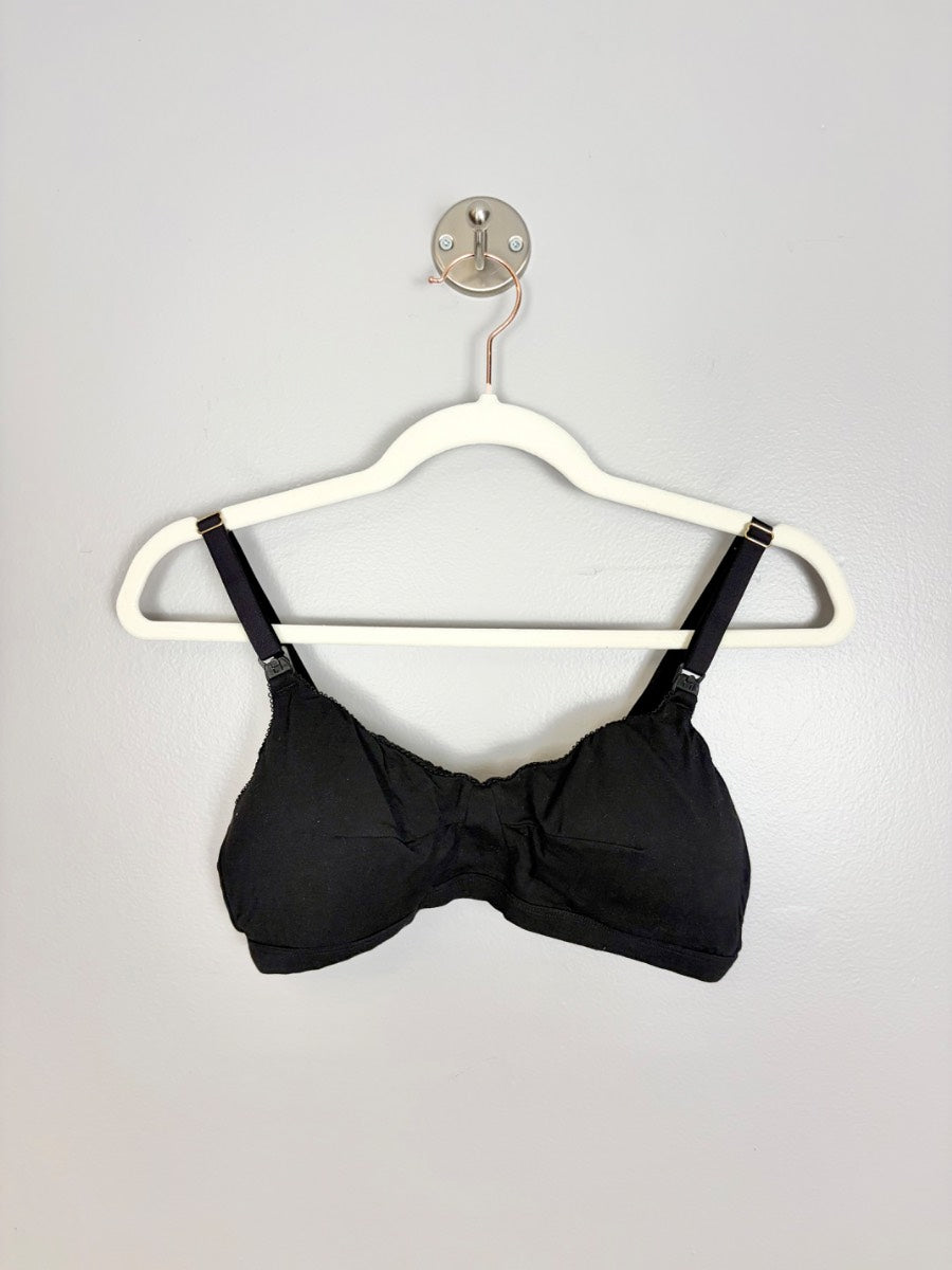 L - Embrace Black Buttersoft Nursing Bra