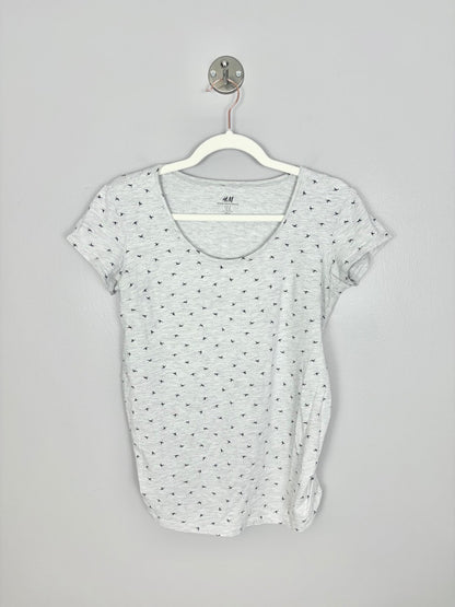 M - H & M Bird Print Tee