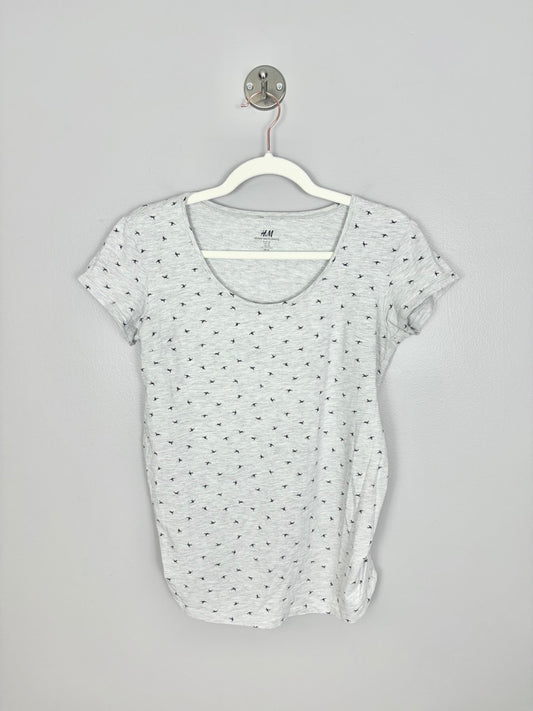 M - H & M Bird Print Tee