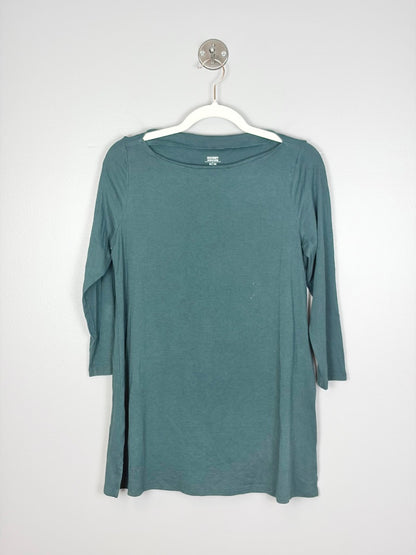 M - Old Navy Green Boat Neck 3/4 Sleeve Tee