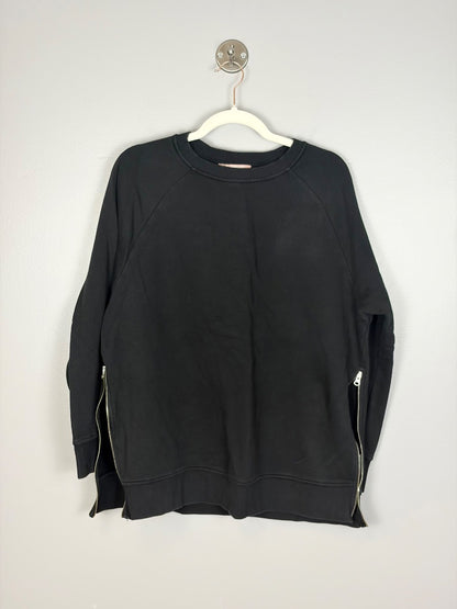 M - Parasuco Black Side Zip Sweatshirt