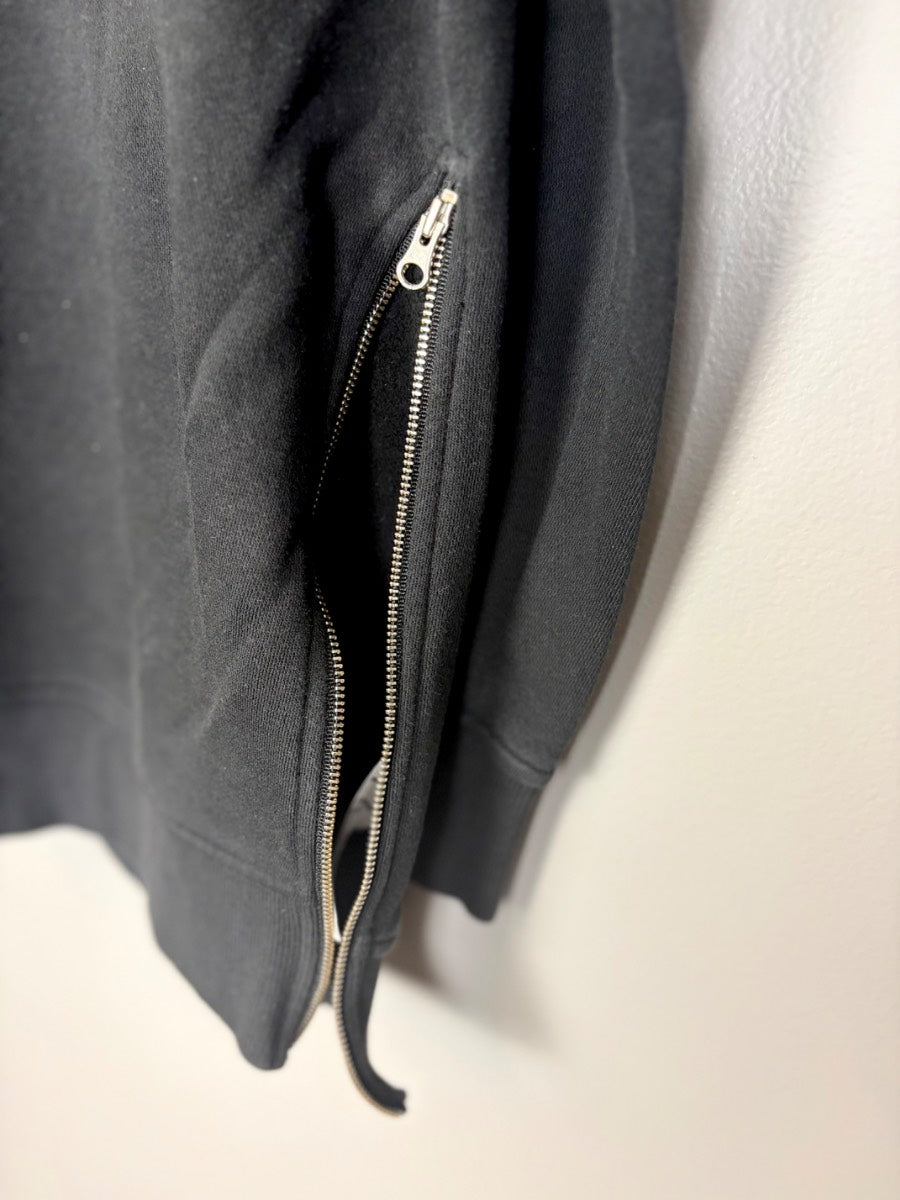 M - Parasuco Black Side Zip Sweatshirt