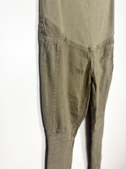 M/8 - H & M Olive Skinny Moto Pants