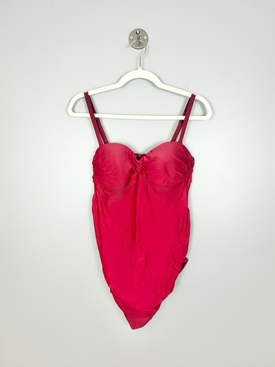 M - Old Navy Red One Piece Swimsuit