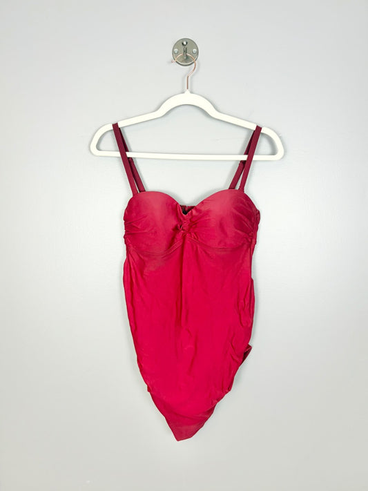 M - Old Navy Red One Piece Swimsuit