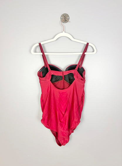 M - Old Navy Red One Piece Swimsuit