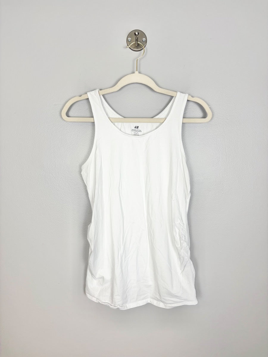 L - H & M White Tank Top