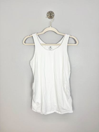 L - H & M White Tank Top