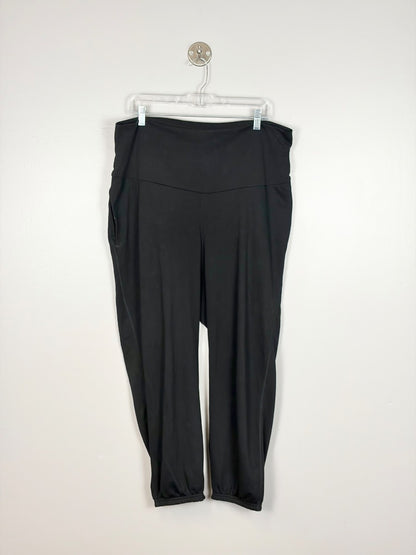 L - Old Navy Black Cuffed Sweats
