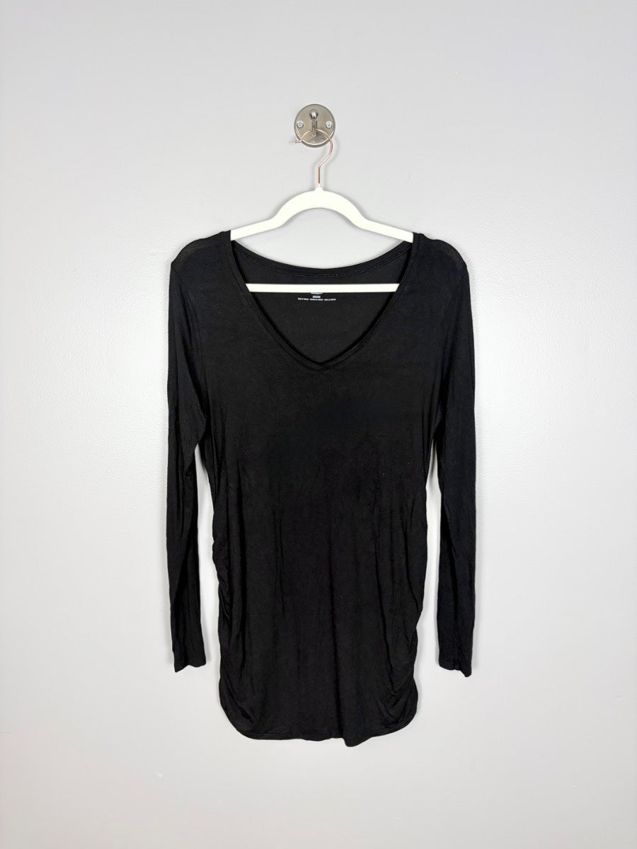 M - Motherhood Black Long Sleeve Top