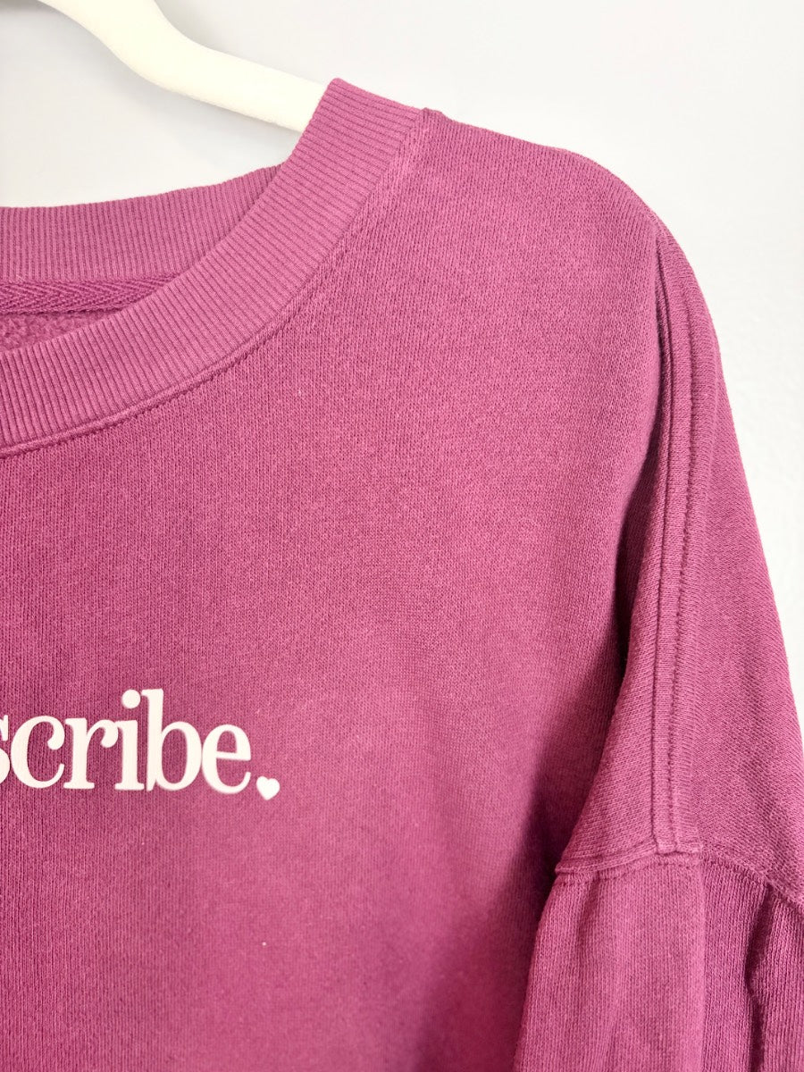 L - Old Navy Unsubscribe Graphic Sweatshirt