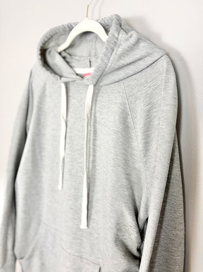 L - Paisley Sky Grey Pullover Hoodie