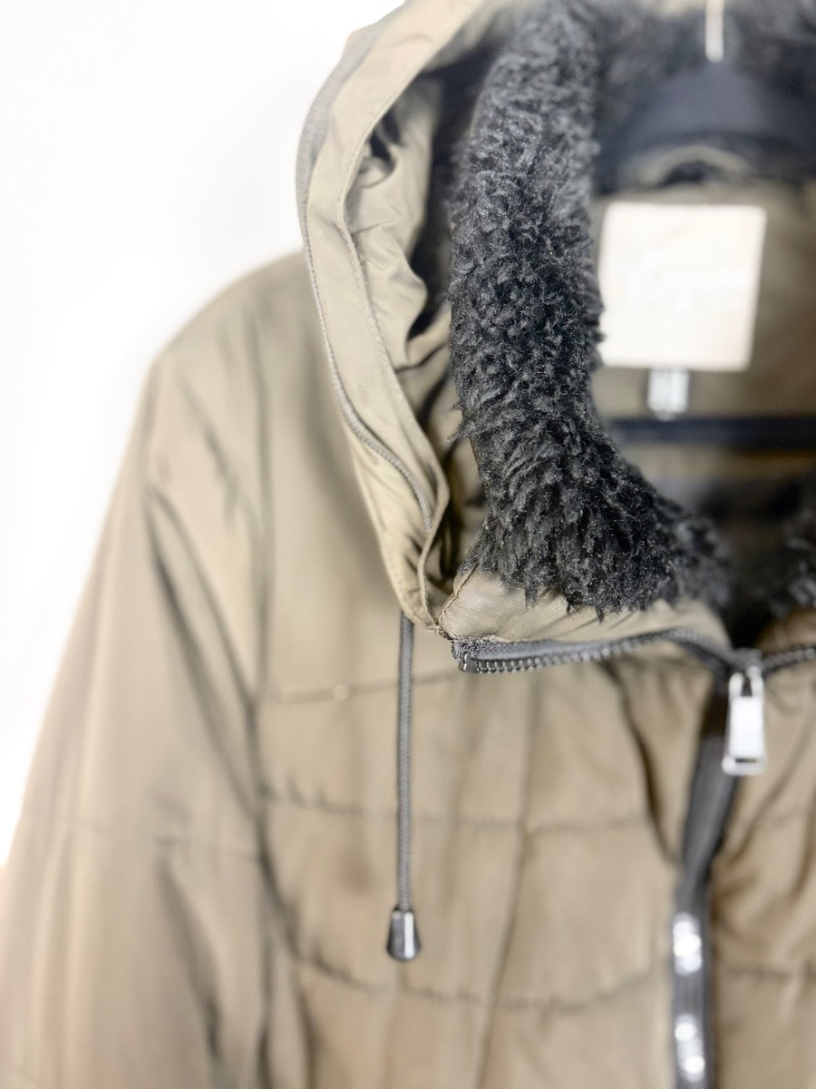 XL - Thyme Quilted Puffer Jacket