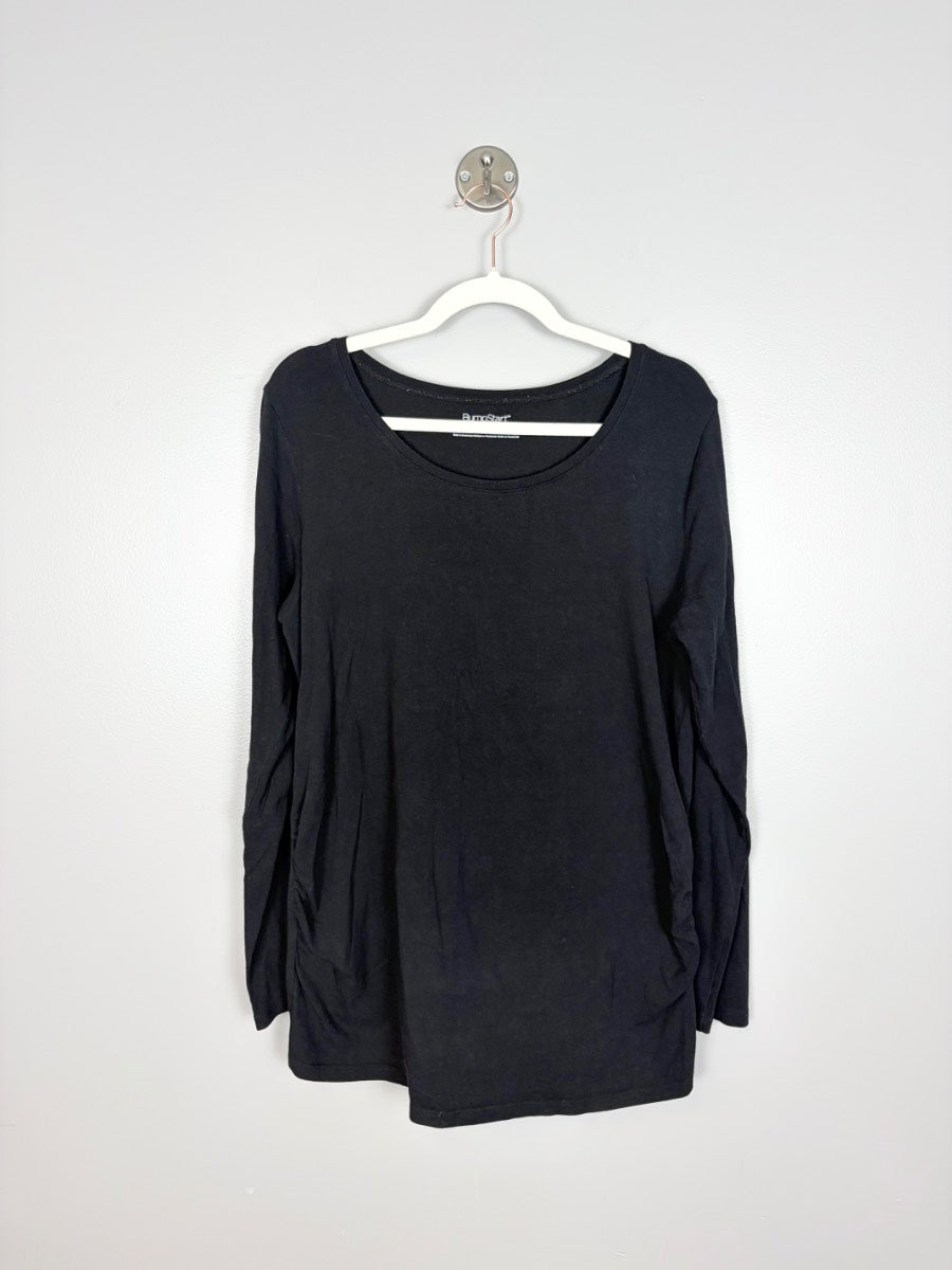 XL - Bump Start Black Long Sleeve Top