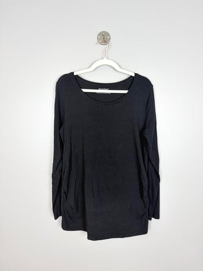 XL - Bump Start Black Long Sleeve Top