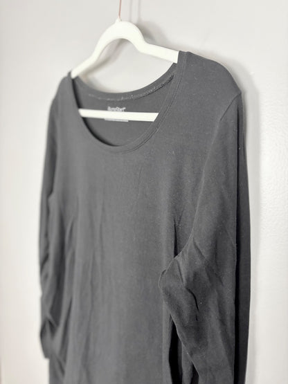 XL - Bump Start Black Long Sleeve Top