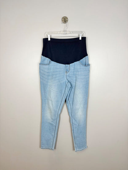 XL/16 (Long) - Old Navy Wow Skinny Light Wash Skinny Jeans