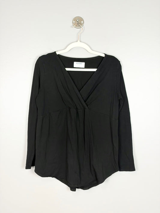 M - Old Navy Wrap Front Top