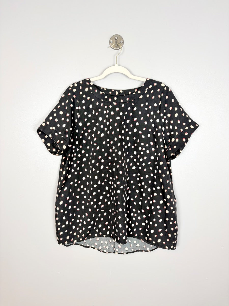 XL - Stork & Babe Abstract Dot Print Blouse