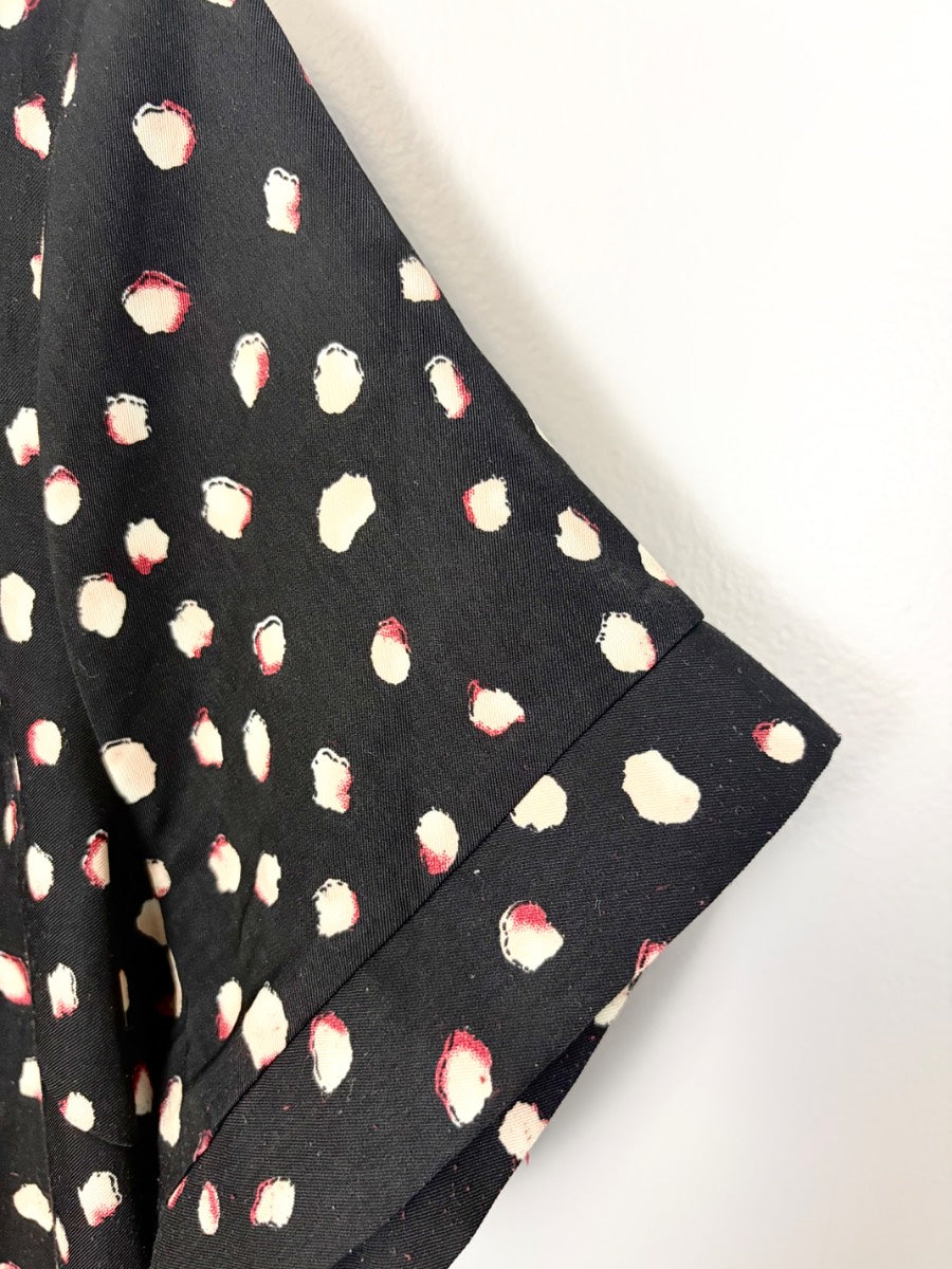 XL - Stork & Babe Abstract Dot Print Blouse