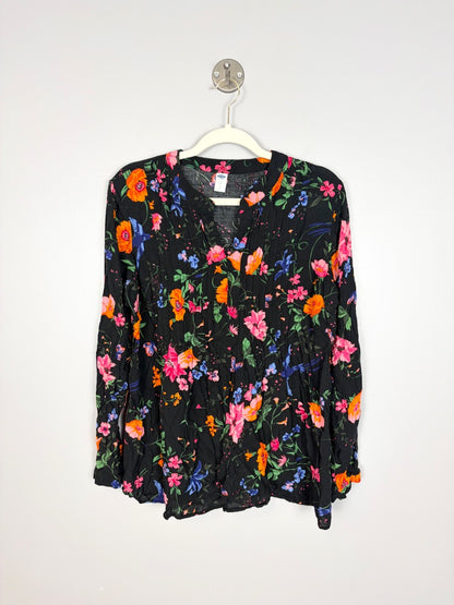 L - Old Navy Floral Boho Blouse