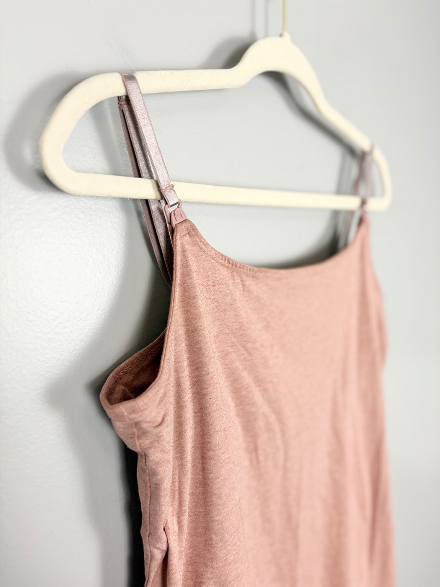 L - Thyme Soft Peach Nursing Tank