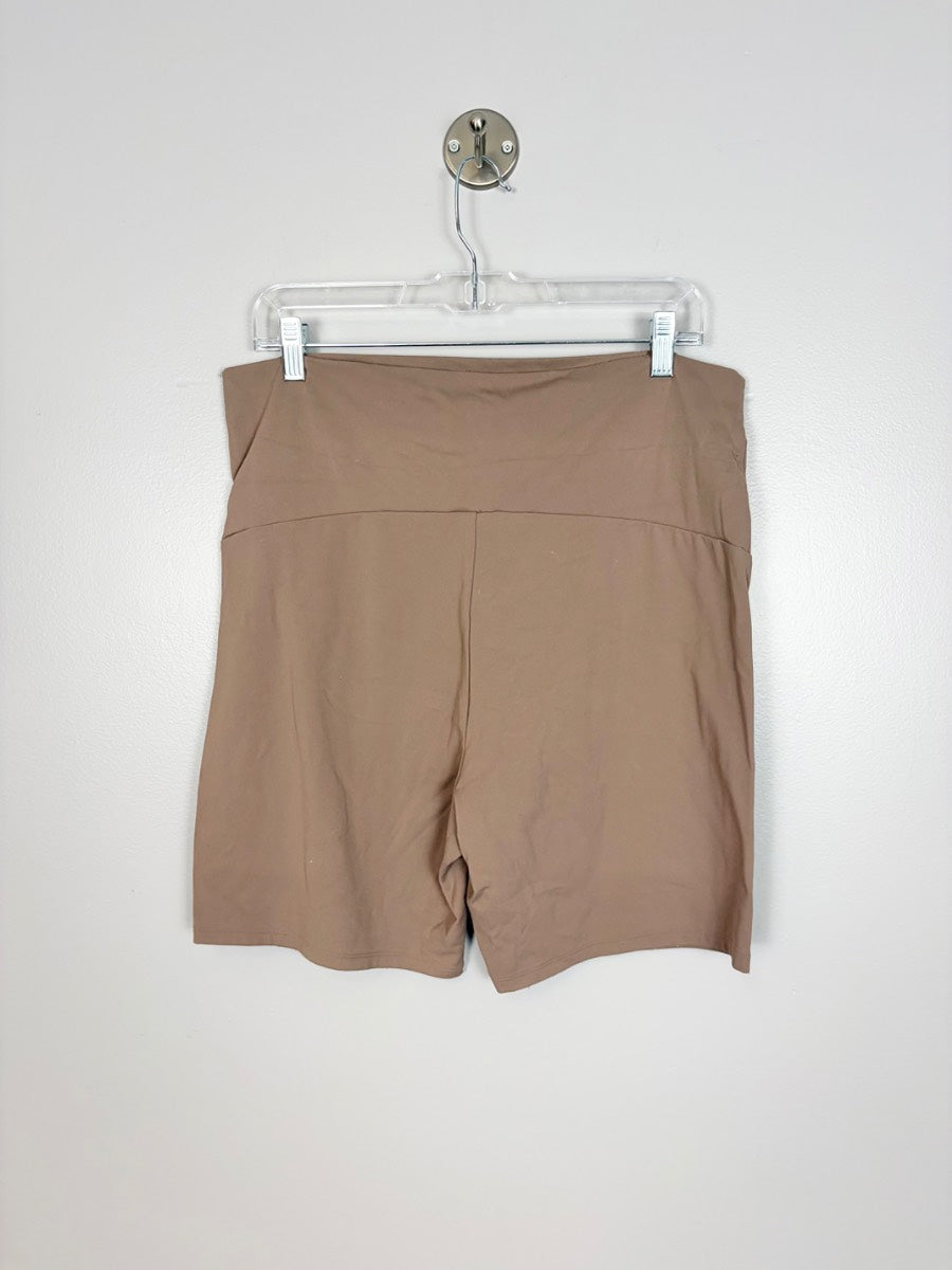 L - Mocha Bike Shorts