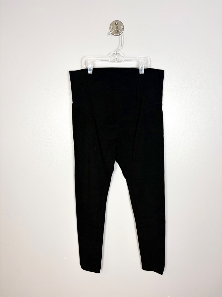 M - Paisley Sky Black Leggings