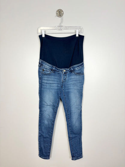 M - Kancan Mid Wash Maternity Jeans