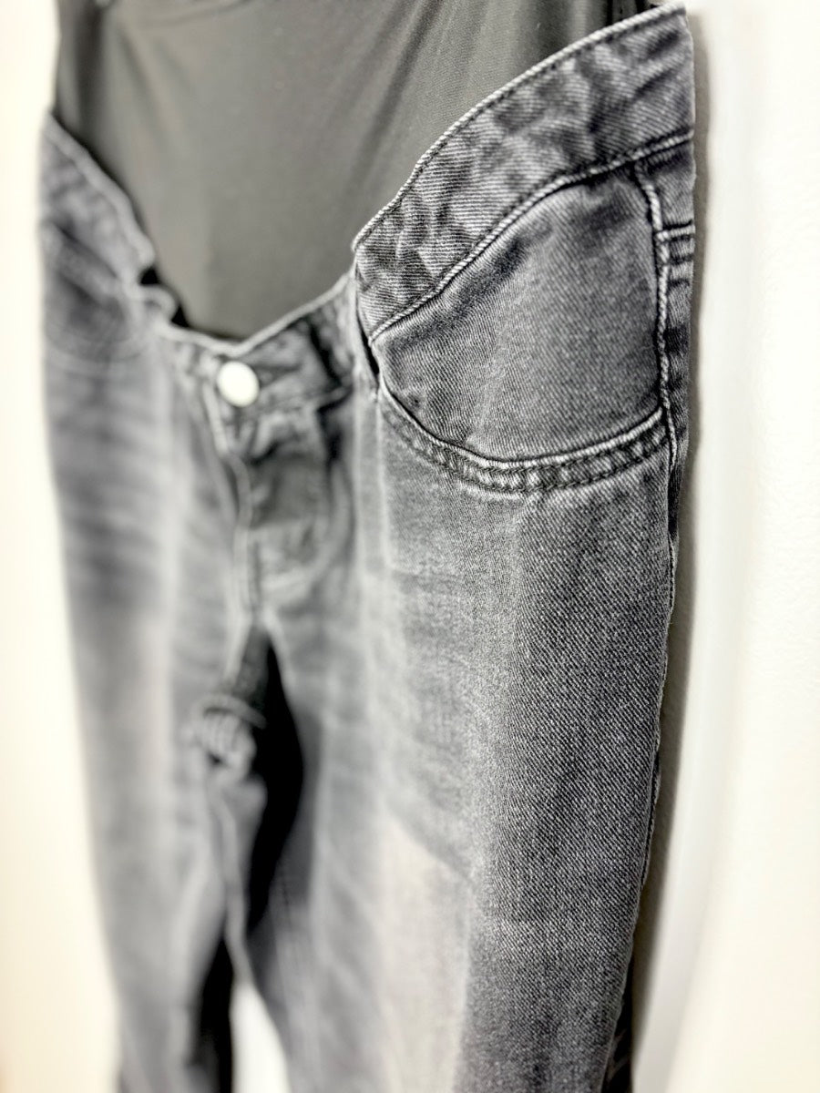 L - Shein Dark Wash Boyfriend Jeans
