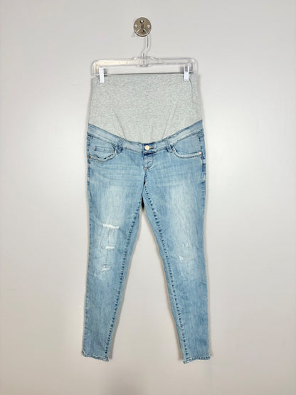 M - Thyme Regular Fit Distressed Skinny Jeans