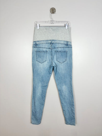 M - Thyme Regular Fit Distressed Skinny Jeans