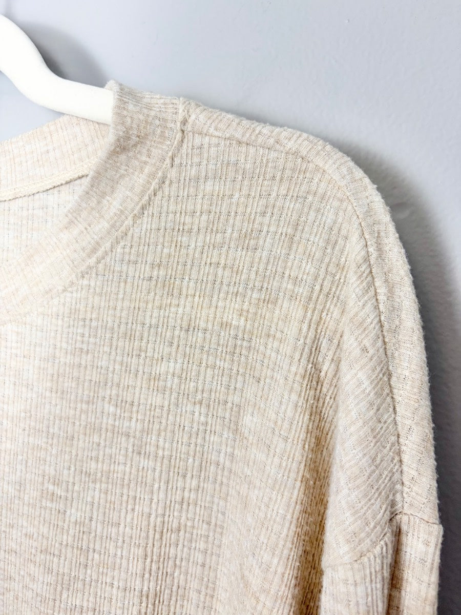 L - First Love Oatmeal Light Sweater