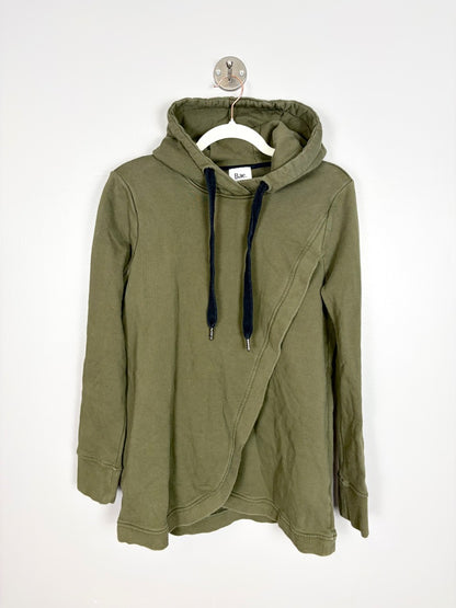 M - Bae Olive Wrap Nursing Hoodie
