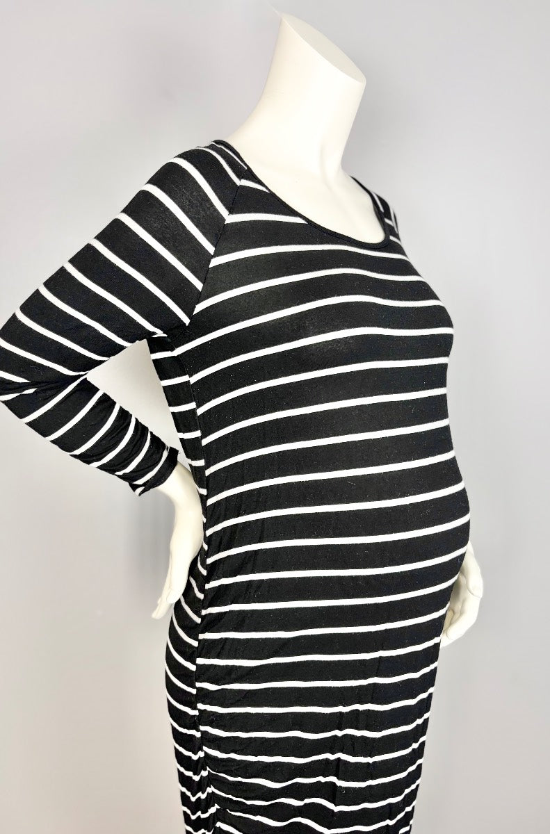 L - George Striped Bodycon Dress