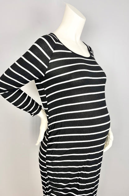 L - George Striped Bodycon Dress