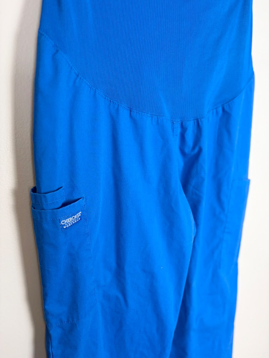 M - Cherokee Royal Blue Scrub Pants