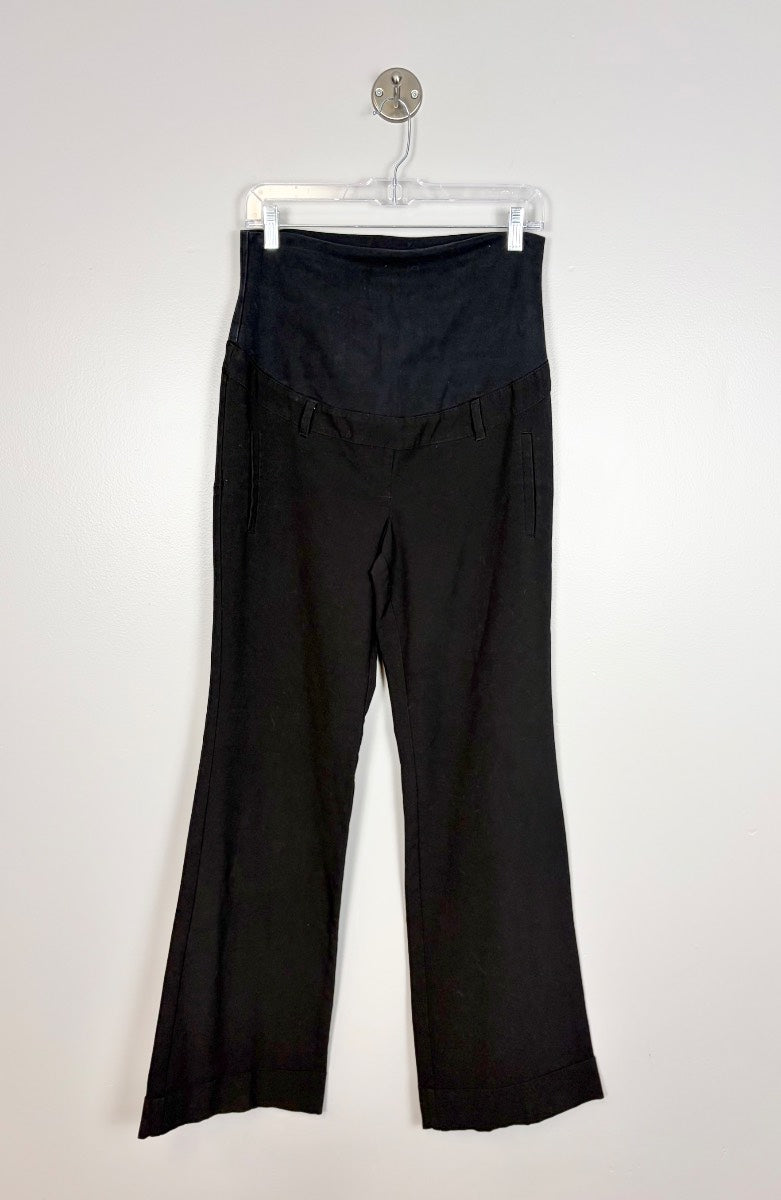 M - Thyme Black Flare Dress Pants