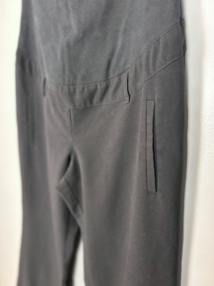 M - Thyme Black Flare Dress Pants