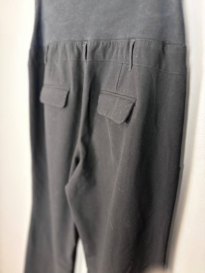 M - Thyme Black Flare Dress Pants