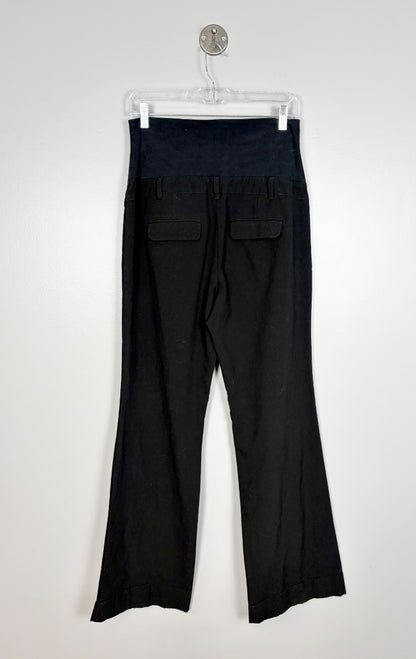 M - Thyme Black Flare Dress Pants