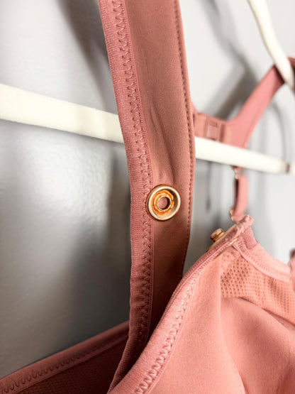 L - Cake Coral Nursing Sports Bra