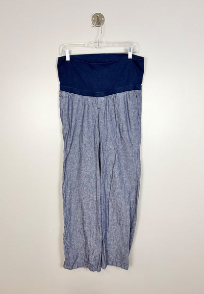 S - Old Navy Chambray Linen Pants
