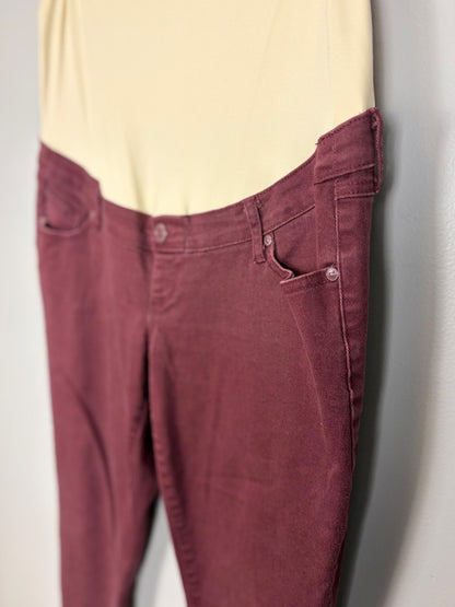 L - Makers of True Originals Burgundy Skinny Jeans