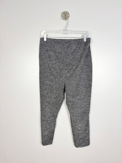 L - Old Navy Active Grey Striped Leggings