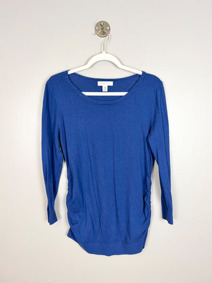 XL - Motherhood Blue Knit Sweater